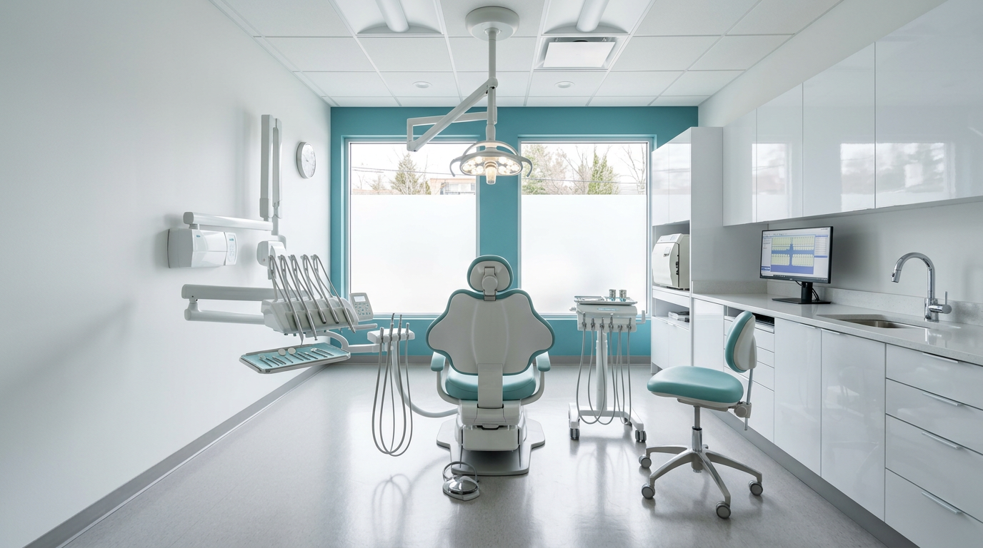 Modern dental treatment room Islamabad — painless dental clinic interior