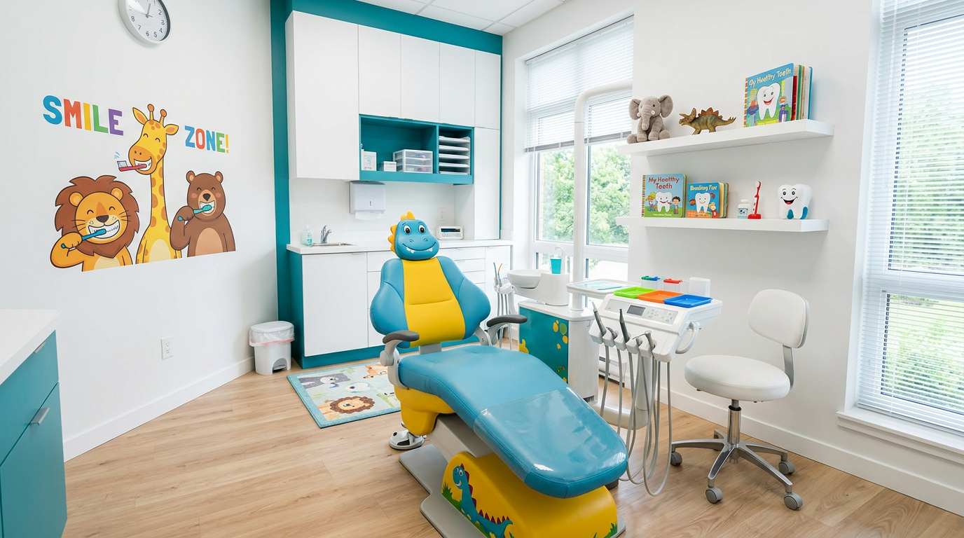 Pediatric dentistry friendly operatory Islamabad clinic